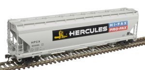 Atlas 20006389 - HO ACF 5250 Covered Hopper - Hercules Pro-Fax (HPCX) #50404