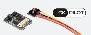 ESU LLC. 59828 LokPilot 5 Micro DCC-Only Control-Only Decoder -- Next18 Interface