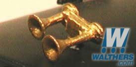 Cal Scale 645 HO - Nathan K2 K24 2-Chime Air Horn - Lost Wax Brass Casting