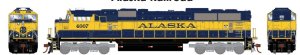 Athearn Genesis G64815 HO Scale - SD70MAC Diesel, DCC/ Ready - Alaska Railroad #4007