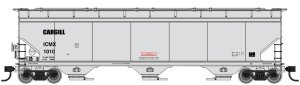 Walthers Mainline 7669 HO RTR - 60 ft NSC 5150 3-bay Covered Hopper - Illinois Cereal Mills Cargi...