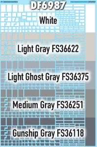 SmokeBox Graphics DF6987 - HO Rough-Edged Gray Paint Out Blanks