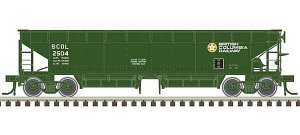 Atlas 20006798 - HO 70-Ton Hart Ballast Car - Ready to Run - Master(R) -- British Columbia Railwa...