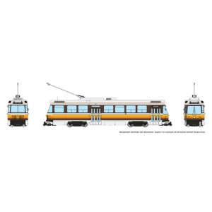 Rapido 702521 - HO CLRV (DC/DCC/Sound): Buffalo Fictional Scheme (White/Orange/Brown): Auditorium