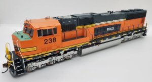Athearn Genesis G70554 - HO SD75M Diesel, DCC Ready, PRLX ex Warbonnet #238