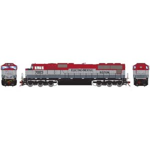 Athearn Genesis G70555 HO SD70M EMDX Maroon/Silver DCC Ready No.7003