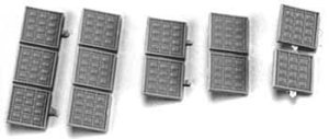 Cal Scale 751 - HO Air Filter Assortment - Plastic