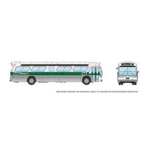 Rapido 753108 - HO New Look Bus - GO Transit (Toronto) Early - Toronto via Islington Subway - Del...