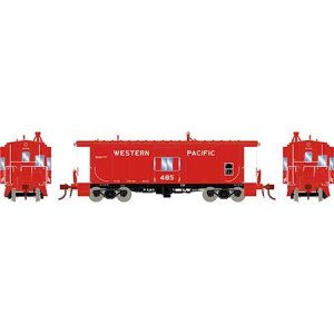 Athearn Genesis G78400 - HO Bay Window Caboose - DCC & Sound w/Lights - Western Pacific #485