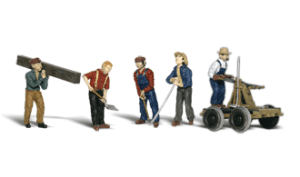 Woodland Scenics 1898 HO Scenic Accents Figures Rail Workers