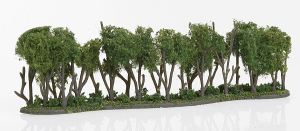 Woodland Scenics 3581 HO Classic Trees- Ready Made - Hedge Row