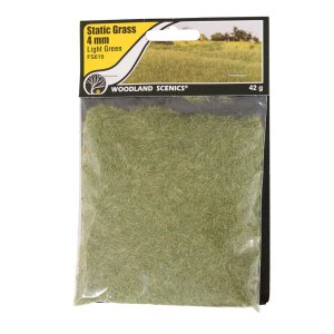 Woodland Scenics Static Grass 619 4mm Light Green