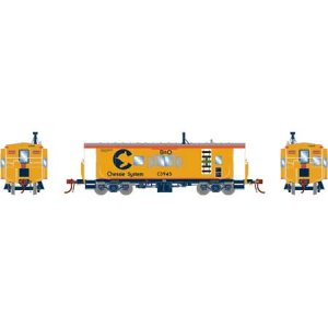 Athearn G78332 - HO Scale ICC Caboose w/lights and DCC/Sound - B&O/ Chessie #C-3962 