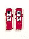 JL Innovative 815 - HO Pre-painted & Labeled Metal Gas Pumps - Mobil (2)
