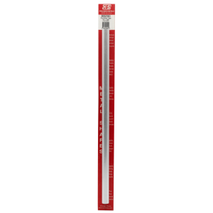 K&S Engineering 8290 All Scale - 1/2 inch OD Round Aluminum Tube - 0.029inch Thick x 12inch Long