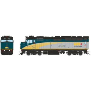 Rapido 82524 - HO Rebuilt F40PH-2D (DC/DCC/Sound): VIA Rail - Renaissance: #6414