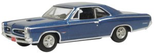 Oxford Diecast 87PG66001 - HO 1966 Pontiac Fontane - Blue