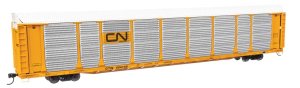 Walthers Proto 101508 - HO 89ft Thrall Bi-Level Auto Carrier - CN/GTW #504100