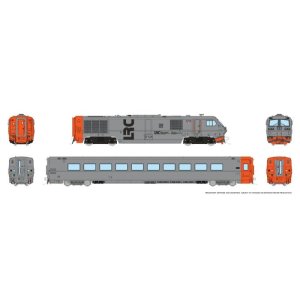 Rapido 9128003 - N LRC Trainset (DC/Silent): MLW/Dofasco Demo: Set (LRC-JV1 + 1 Coach)