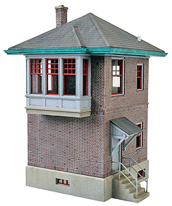Walthers Cornerstone 2982 - HO Pennsylvania Railroad Block & Interlocking Station - Kit