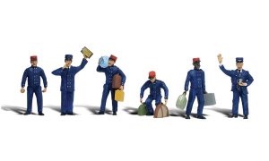 Woodland Scenics 1847 - HO Scenic Accents - Train Personnel (8pcs)