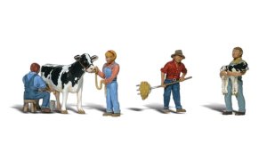 Woodland Scenics 1887 - HO Scenic Accents - Dairy Farmers (6pcs)