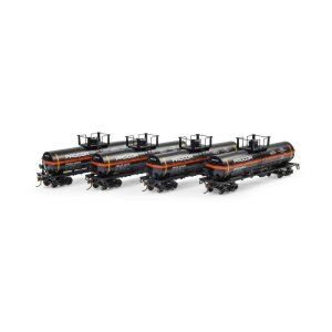 Athearn 1299 - HO 42' Chemical Tank, PROX #84928 / 84931 / 84936 / 84943 (4)