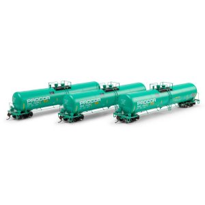 Athearn 2399 - HO ATH 30K Ethanol Tank Car, PROX #75242/75295/75299 (3)