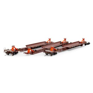 Athearn 15674 - HO RTR 57' Trinity Spine Car, BNSF #300503 (3)