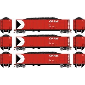 Athearn 7671 - HO Thrall High Side Gondola with Load, CPR #1 (3)