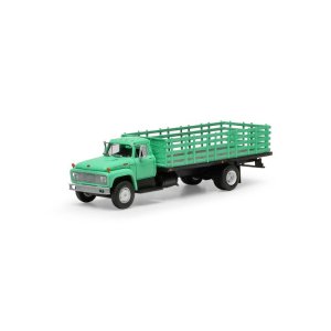 Athearn 84728 - HO ATH Ford F-850 Stakebed, Teal