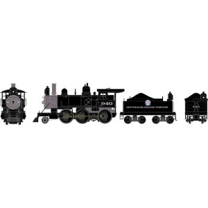 Athearn 87312 - HO RTR Old Time 2-6-0 Mogul with DCC &Sound, D&RGW #940