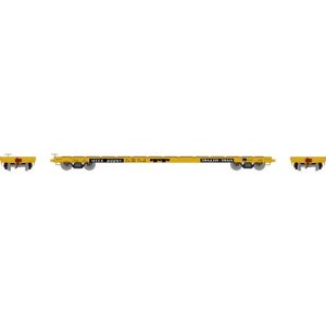 Athearn RTR 97067 - HO 60ft Flat Car - OTTX/Black Logo #91305