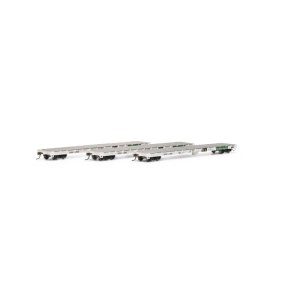Athearn 98084 - HO 60Ft Flat Car - SOO (3pkg)