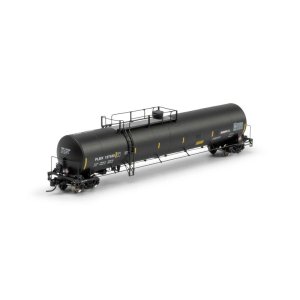 Athearn Genesis 1572 - N Scale UTC 33K LPG Tank Car- Late, PLMX Primed For Grime #137420