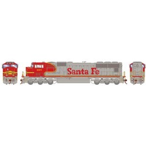 Athearn Genesis G71228 - HO SD75M Locomotive with DCC & Sound, ATSF #220