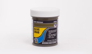Woodland Scenics 4534 Water Undercoat - Olive Drab