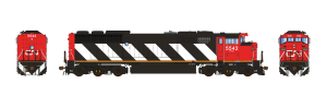 Aurora Miniatures HD01N01D - HO GMD SD60F - DCC/Sound - CN ( Stripes-As Delivered) #5509