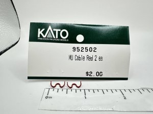 Kato 952502 - HO MU Cable (Red) (Sarah's Sale Shelf)