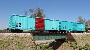 Rapido 198011-3 HO PC&F 5241 CUFT - Boxcar - EEC Patch 1 - Single Car #3148