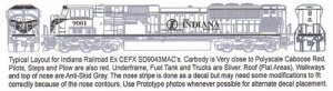 Highball Graphics L-226 - HO Indiana Railroad SD9043MAC’s 6001-6006 Scale  Choose an option L-226...