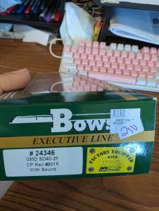 ESTATE SALE - Bowser 24346 - HO GMD SD40-2F - With Sound - CP Rail #9016 - AS IS - FINAL SALE