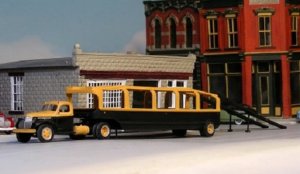 Sylvan Scale Models T-015 HO Scale - 1946 Whitehead & Kales Car Carrier Resin Cast Kit  