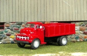 Sylvan Scale Models V-330 HO Scale - 1952 Ford/Cab Over Engine/Grain Truck - Unpainted and Resin ...