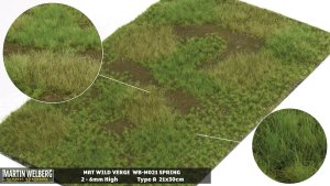 Martin Welberg Scenic Studios WB-M021 - Wild Verge - Spring - Type A - 30cm X 21cm