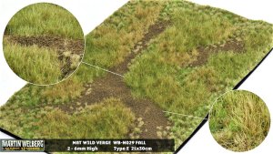 Martin Welberg Scenic Studios WB-M029 - Wild Verge - Fall - Type E - 30cm X 21cm