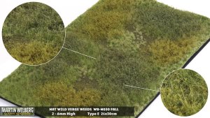 Martin Welberg Scenic Studios WB-M030 - Wild Verge - Fall w/ Weeds - Type E - 30cm X 21cm