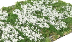 Martin Welberg Scenic Studios WB-PWH2122 - Layered Tufts - Flowers - White - 12mm