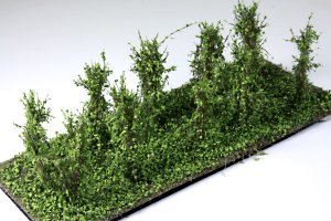 Martin Welberg Scenic Studios WB-SBMG - Bushes - Medium Green - Type B - 3cm-4cm - 10 pcs