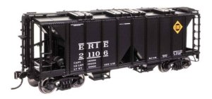 Walthers Mainline 49715 - HO Scale ACF 1958 Cu Ft Covered Hopper - Ready to Run -- Erie #21106
